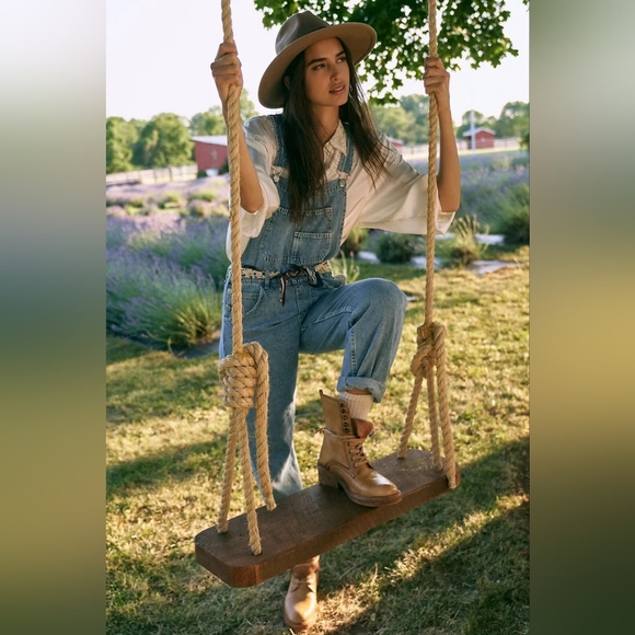 FREE PEOPLE NIB Santa Fe leather lace up boots Women's 40 - Picture 4 of 4